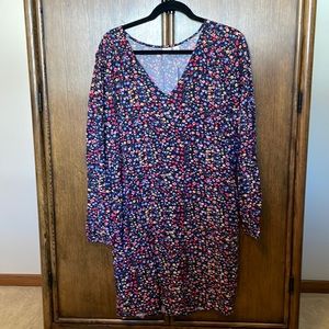 Gap 100% rayon, long sleeve dress.